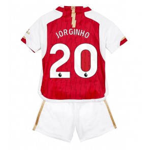 Arsenal Jorginho Frello #20 Hemmaställ Barn 2023-24 Kortärmad (+ Korta byxor)